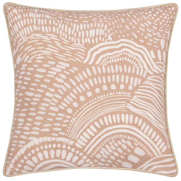 Nola 45x45 Feather Filled Cushion Oat - Canwell Interiors Limited - Riva