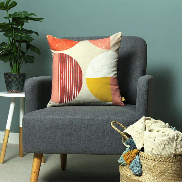 Nomello 43x43 Feather Filled Cushion Multi - Canwell Interiors Limited - Riva