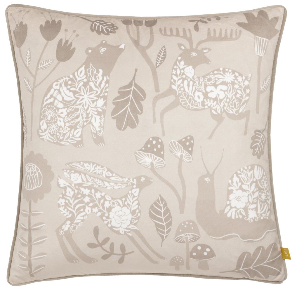 Nook 50x50 Feather Filled Cushion Greige - Canwell Interiors Limited - Riva
