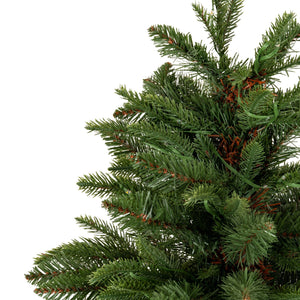Norway Fir Pre - Lit LLED 300L Fir Tree In Rattan Pot - Canwell Interiors Limited - Hills