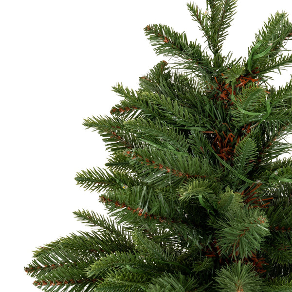 Norway Fir Pre - Lit LLED 300L Fir Tree In Rattan Pot - Canwell Interiors Limited - Hills