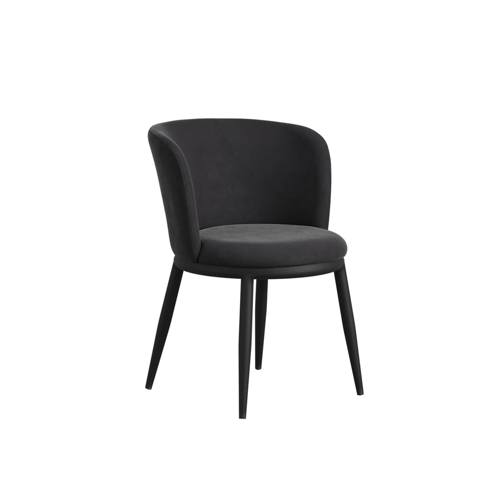 Nova Black & Black Dining Chair - Canwell Interiors Limited - Canwell