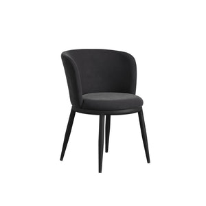 Nova Black & Black Dining Chair - Canwell Interiors Limited - Canwell