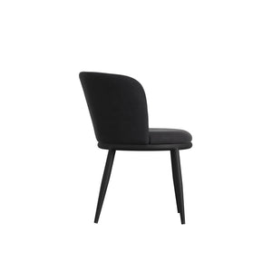 Nova Black & Black Dining Chair - Canwell Interiors Limited - Canwell