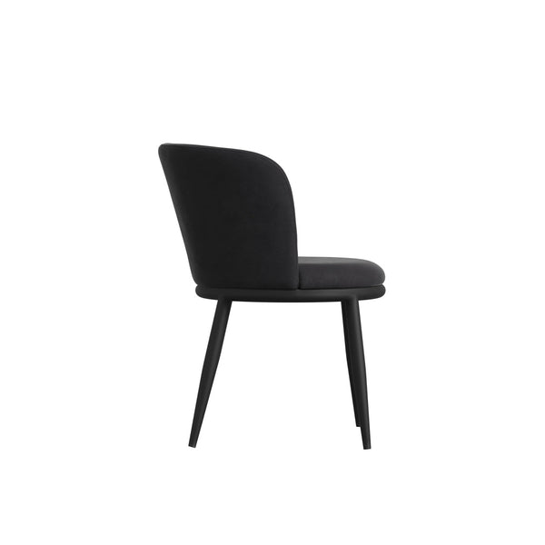 Nova Black & Black Dining Chair - Canwell Interiors Limited - Canwell
