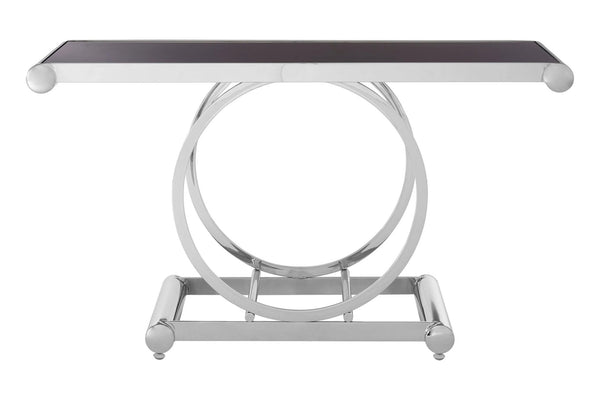 Novara Black Glass Top Console Table - XShowhome Limited - Xshowhome