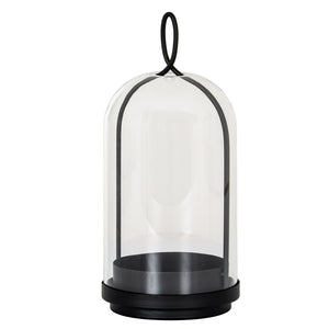 Nysa Large Candle Holder with Glass Cloche - Canwell Interiors Limited - Hills