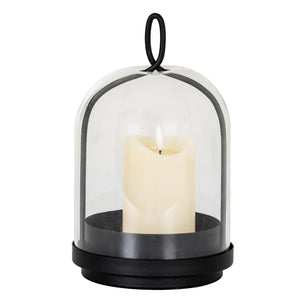Nysa Medium Candle Holder with Glass Cloche - Canwell Interiors Limited - Hills