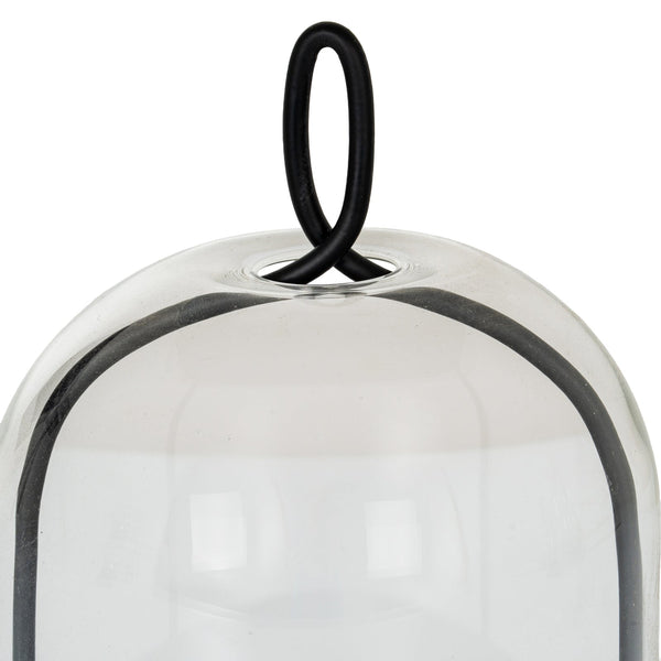 Nysa Medium Candle Holder with Glass Cloche - Canwell Interiors Limited - Hills