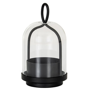 Nyx Large Candle Holder with Glass Cloche - Canwell Interiors Limited - Hills