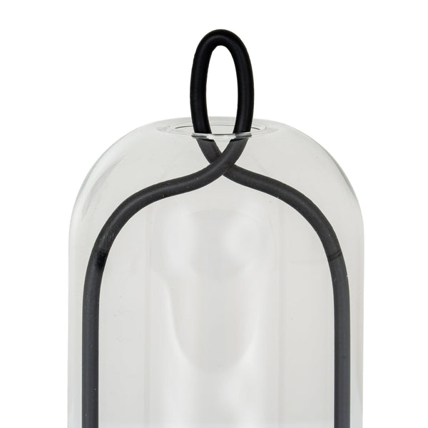 Nyx Medium Candle Holder with Glass Cloche - Canwell Interiors Limited - Hills
