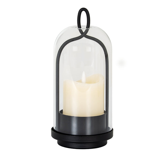 Nyx Medium Candle Holder with Glass Cloche - Canwell Interiors Limited - Hills