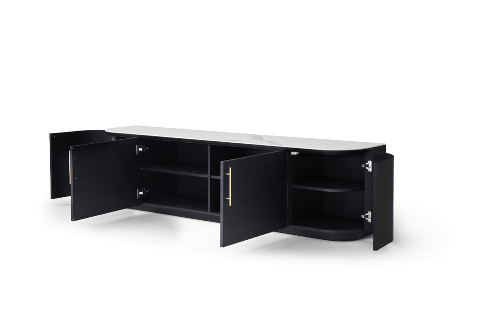 Oakura TV Unit - Black - XShowhome Limited - Tommy Franks