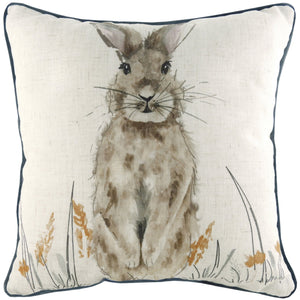 Oakwood Hare 43x43 Feather Filled Cushion - Canwell Interiors Limited - Riva