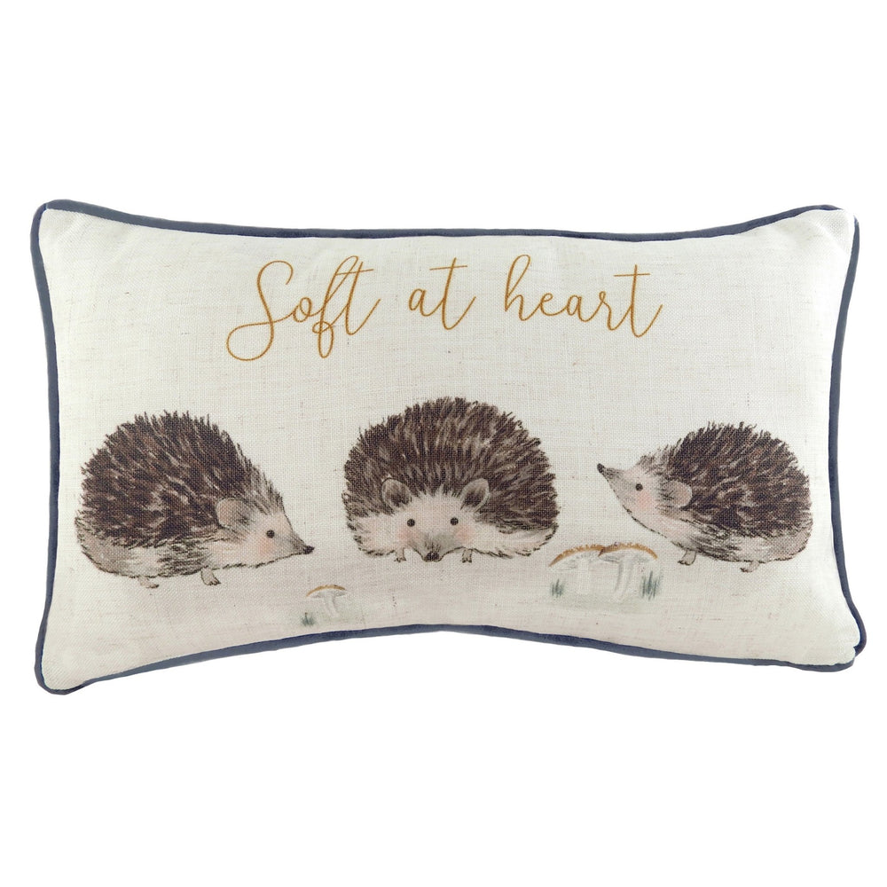 Oakwood Hedgehogs 30x50 Feather Filled Cushion - Canwell Interiors Limited - Riva