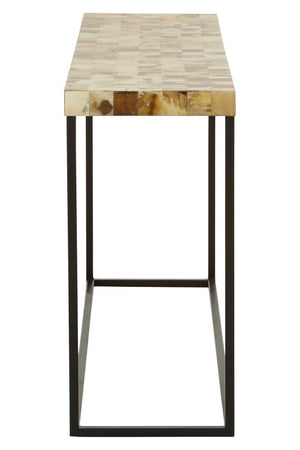 Obra Cream Mother of Pearl Console Table - Canwell Interiors Limited - Xshowhome