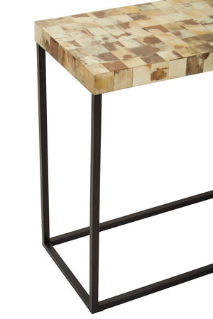 Obra Cream Mother of Pearl Console Table - Canwell Interiors Limited - Xshowhome