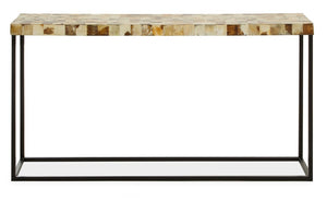 Obra Cream Mother of Pearl Console Table - Canwell Interiors Limited - Xshowhome