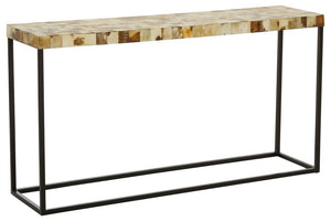 Obra Cream Mother of Pearl Console Table - Canwell Interiors Limited - Xshowhome