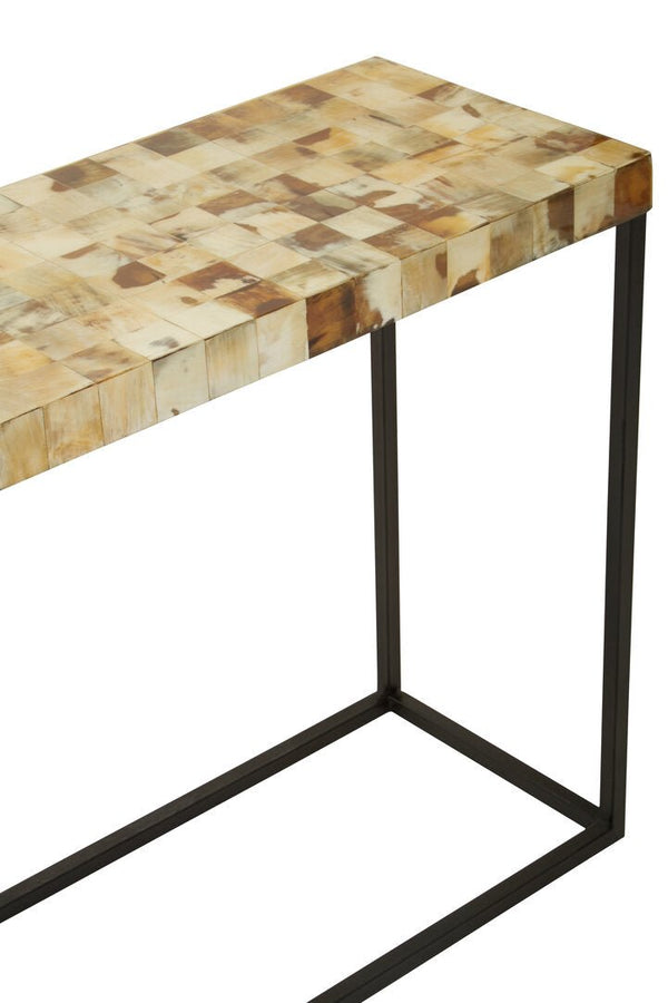 Obra Cream Mother of Pearl Console Table - Canwell Interiors Limited - Xshowhome