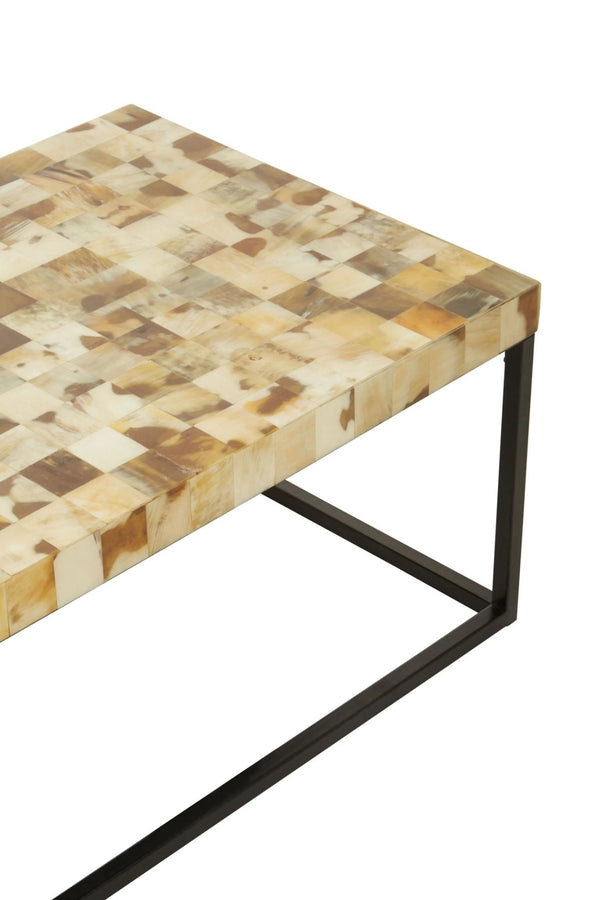 Obra Cream Mother of Pearl Rectangle Coffee Table - XShowhome Limited - Xshowhome
