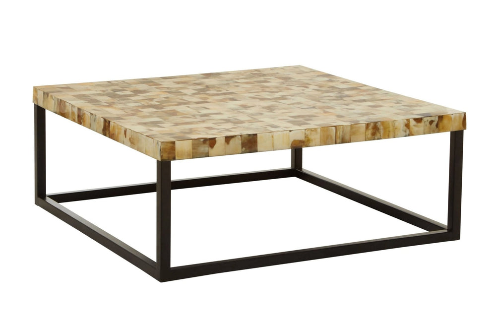 Obra Cream Mother of Pearl Square Coffee Table - XShowhome Limited - Xshowhome