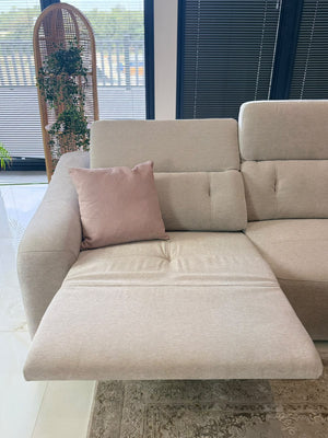 Ohio Electric Recliner Sofa Beige Large Corner - XShowhome Limited - Xshowhome