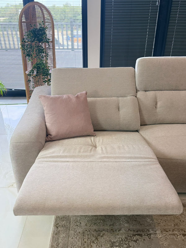 Ohio Electric Recliner Sofa Beige Large Corner - XShowhome Limited - Xshowhome