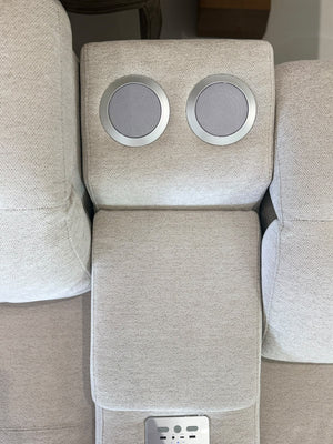 Ohio Electric Recliner Sofa Beige Large Corner - XShowhome Limited - Xshowhome