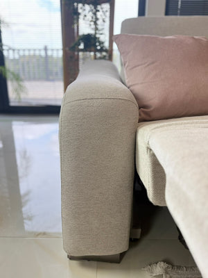 Ohio Electric Recliner Sofa Beige Large Corner - XShowhome Limited - Xshowhome