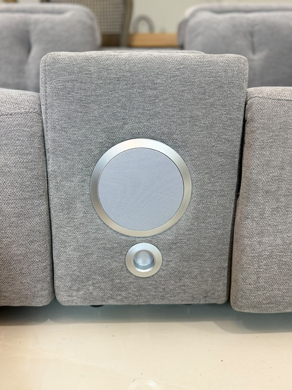 Ohio Electric Recliner Sofa Grey Large Corner - XShowhome Limited - Xshowhome