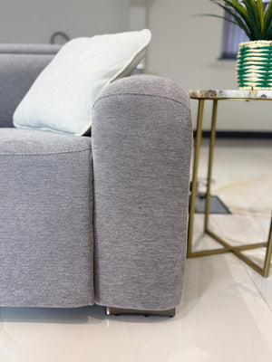 Ohio Electric Recliner Sofa Grey Large Corner - XShowhome Limited - Xshowhome