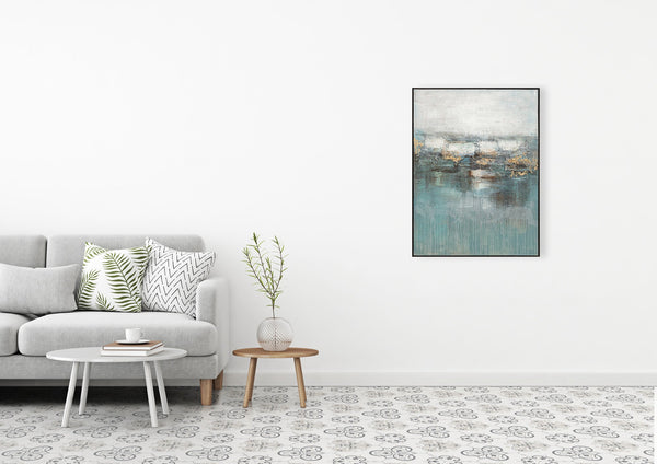 Oil on Canvas 06 Framed Abstract Painting 90 x 120cm - XShowhome Limited - Harvard Designs