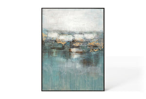 Oil on Canvas 06 Framed Abstract Painting 90 x 120cm - XShowhome Limited - Harvard Designs