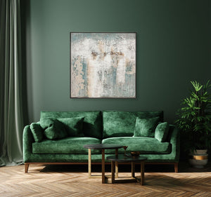 Oil on Canvas 08 Framed Abstract Painting 100 x 100cm - XShowhome Limited - Harvard Designs
