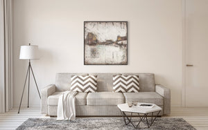Oil on Canvas 10 Framed Abstract Painting 100 x 100cm - XShowhome Limited - Harvard Designs