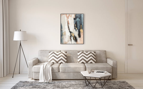 Oil on Canvas 11 Framed Abstract Painting 90 x 120cm - XShowhome Limited - Harvard Designs