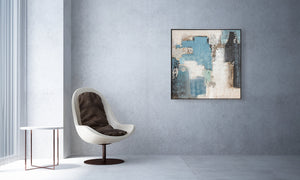 Oil on Canvas 12 Framed Abstract Painting 100 x 100cm - XShowhome Limited - Harvard Designs