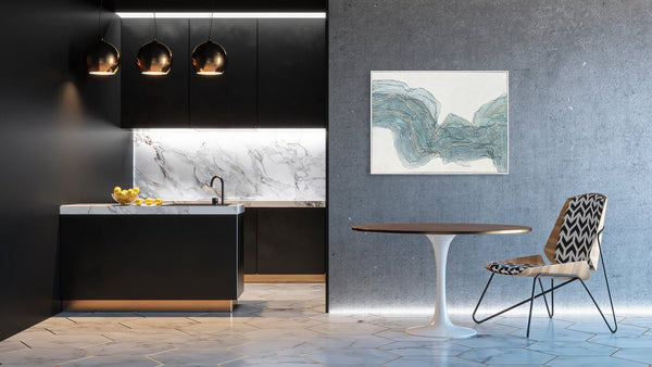 Oil on Canvas 14 Framed Abstract Painting 120 x 90cm - XShowhome Limited - Harvard Designs