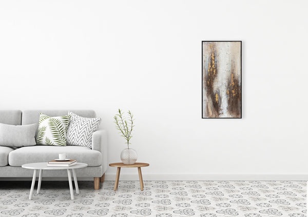 Oil on Canvas 16 Framed Abstract Painting 50 x 100cm - XShowhome Limited - Harvard Designs