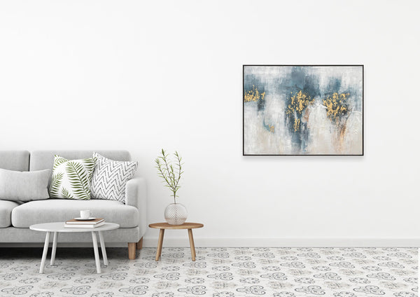 Oil on Canvas 25 Framed Abstract Painting 120 x 90cm - XShowhome Limited - Harvard Designs
