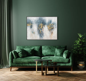 Oil on Canvas 25 Framed Abstract Painting 120 x 90cm - XShowhome Limited - Harvard Designs