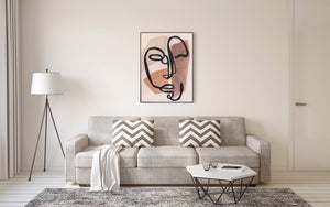 Oil on Canvas 30 Framed Abstract Painting 120 x 90cm - XShowhome Limited - Harvard Designs