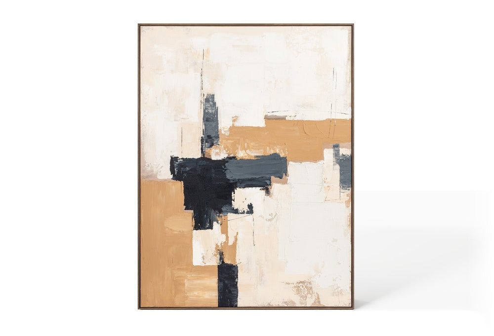 Oil on Canvas 74 Framed Abstract Painting 90 x 120cm - XShowhome Limited - Harvard Designs
