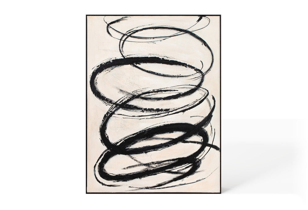 Oil on Canvas 76 Framed Abstract Painting 90 x 120cm - XShowhome Limited - Harvard Designs