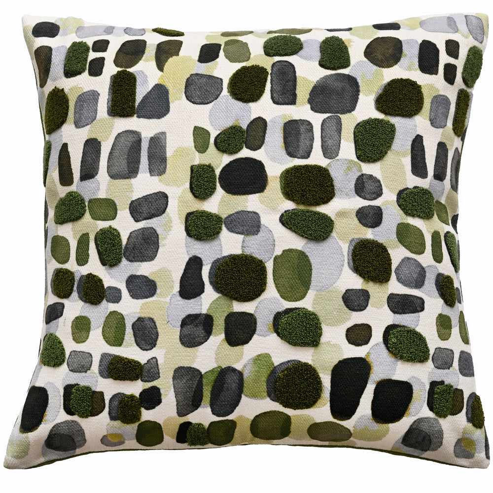 Malini Alfie Olive Cushion - Canwell Interiors Limited - Malini