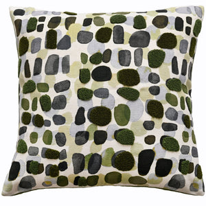 Olive Raised Pebbles 45x45 - Canwell Interiors Limited - Malini