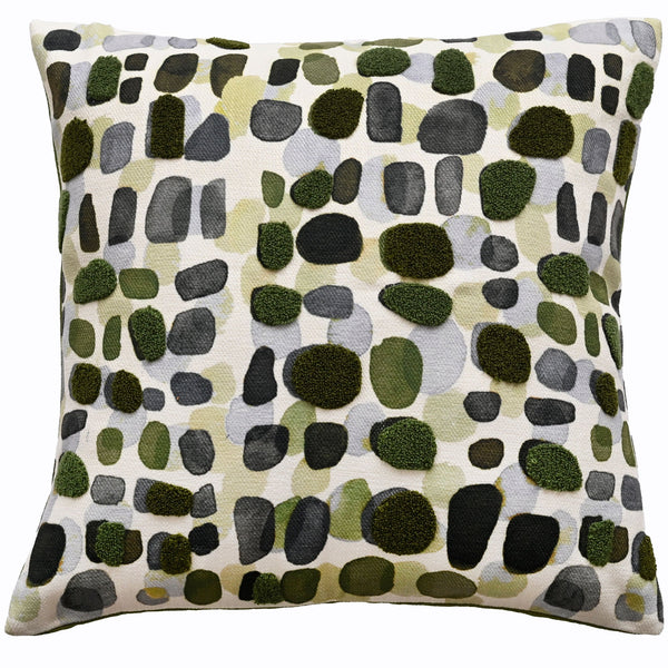 Olive Raised Pebbles 45x45 - Canwell Interiors Limited - Malini