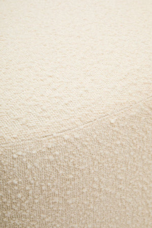 Oliveto Ivory Boucle Curved Swivel Armchair - Canwell Interiors Limited - Xshowhome