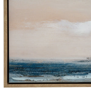 Ondra Hand Painted Canvas in Frame - Canwell Interiors Limited - Hills